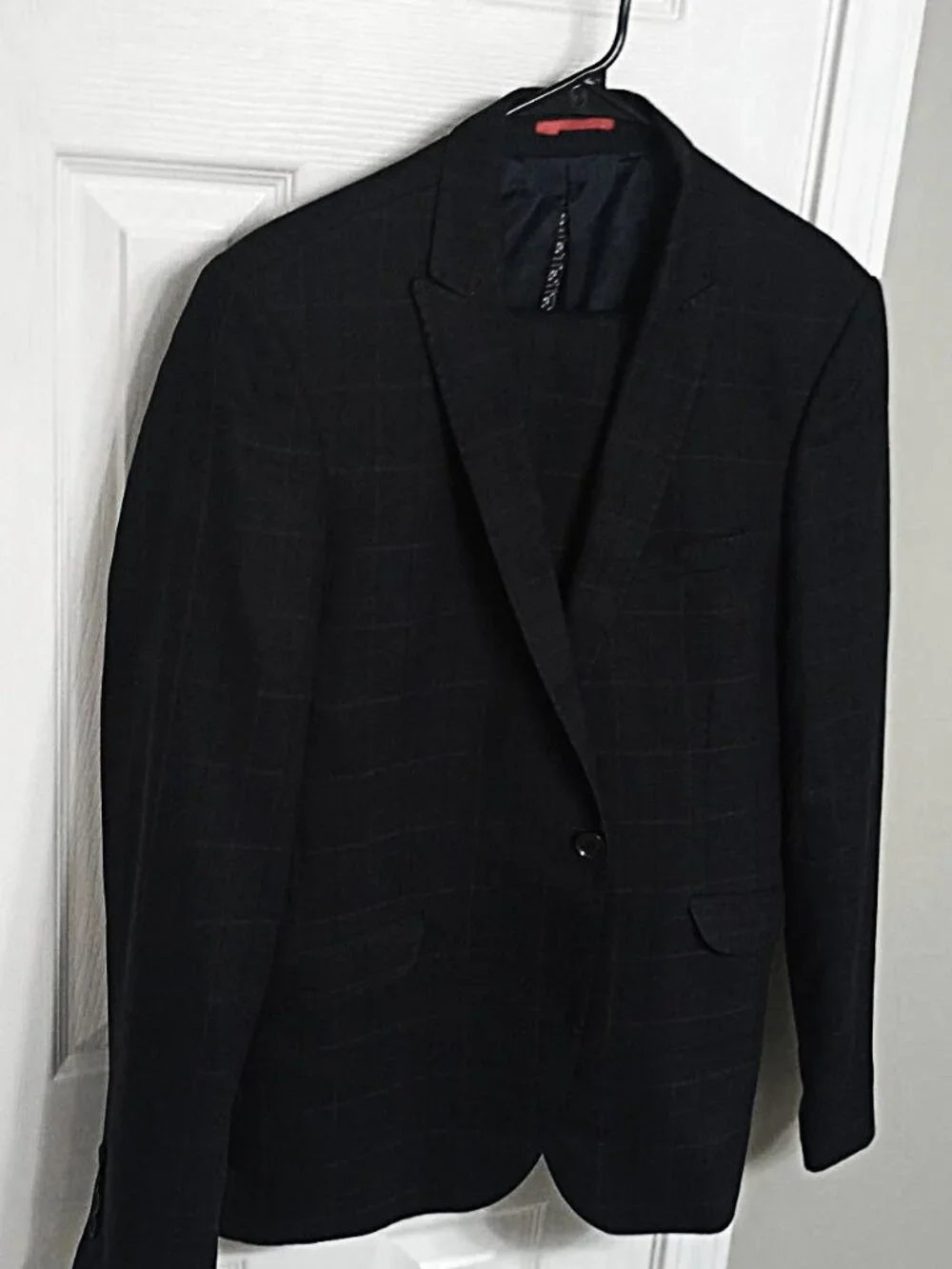Leonardo Pellini Men Charcoal 2 Piece Suit US 38R